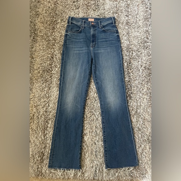 Mother The Hustler Ankle Fray Jeans Size 29 - Picture 3 of 15